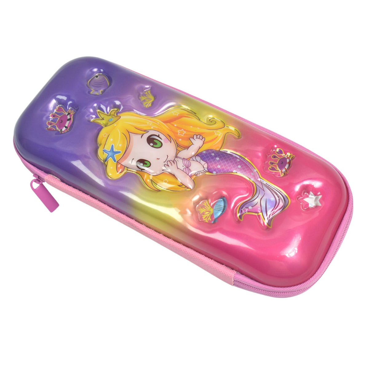 Kids cartoon printed hard shell pencil case with zipper Main image