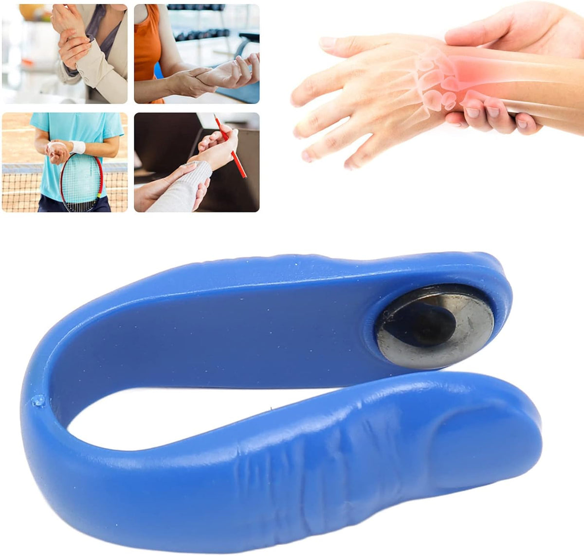 Acupressure Hand Clip by Velvet Wellness, designed for stress relief and relaxation. Main image