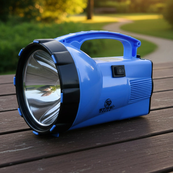 Ergonomic design rechargeable torch with carry handle
