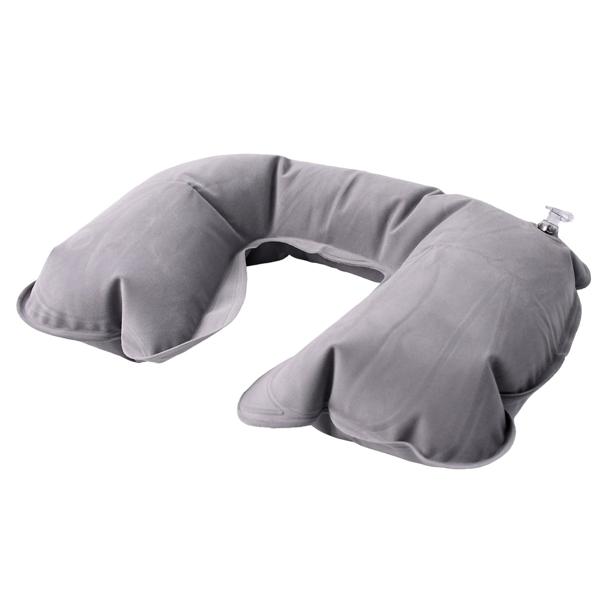 Inflatable U-shape travel pillow providing neck support Main image