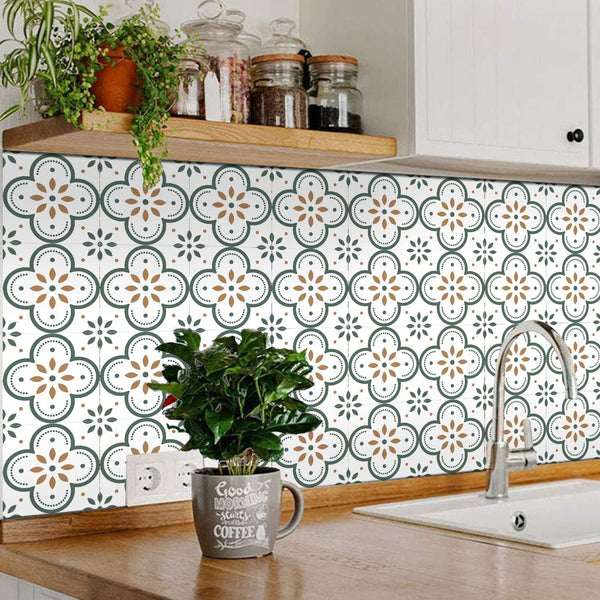 Detailed shot of a textured Peel and Stick Tile with a subtle pattern, highlighting its quality.