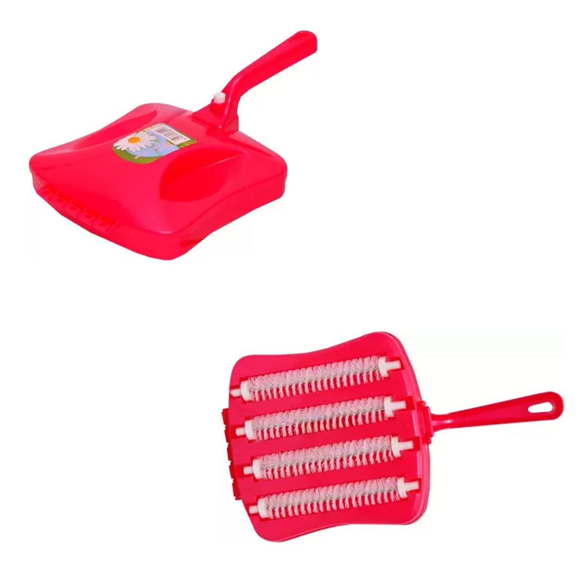 Handheld carpet cleaner brush with crumb collector for efficient dirt removal. Main image