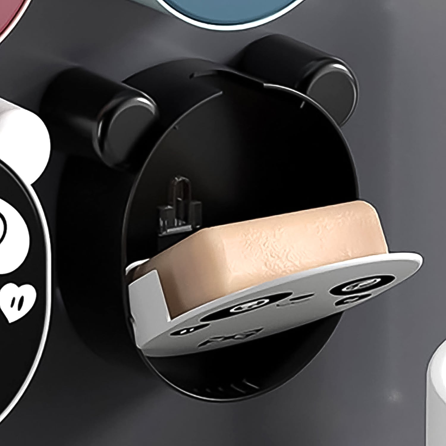 Panda Soap Box – Waterproof Wall-Mounted Flip-Top Holder Secondary image