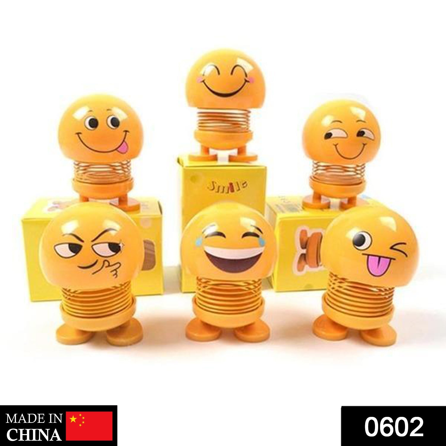 Shaking Head Doll – Smiling Emoticon Figure | Dollovia Secondary image