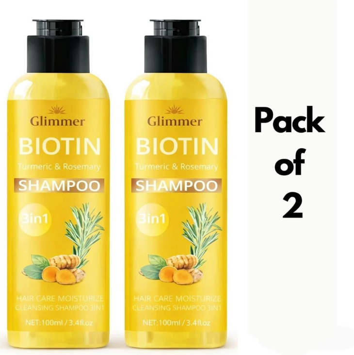 Turmeric & Rosemary Shampoo (Pack of 2) Secondary image