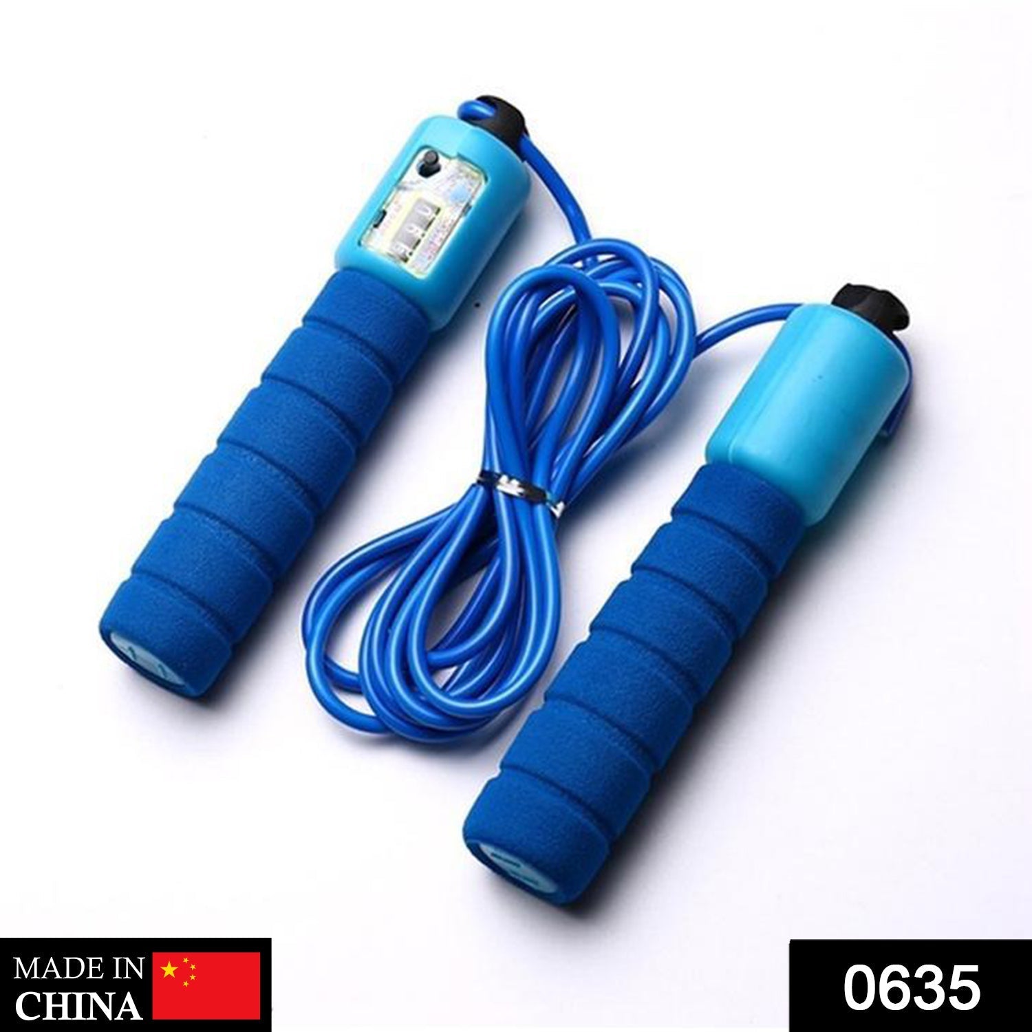 Electronic Counting Skipping Rope – Digital Fitness Tracker | FitFuzion Secondary image