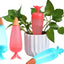 Close-up of a carrot-shaped self watering spike inserted into a potted plant.