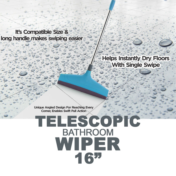Compact design of the adjustable floor wiper for convenient storage.