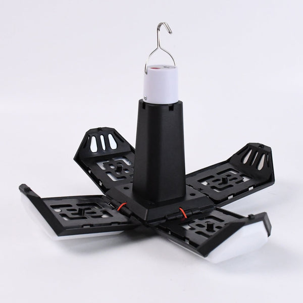LumaCamp foldable camping LED lantern featuring compact design for portability