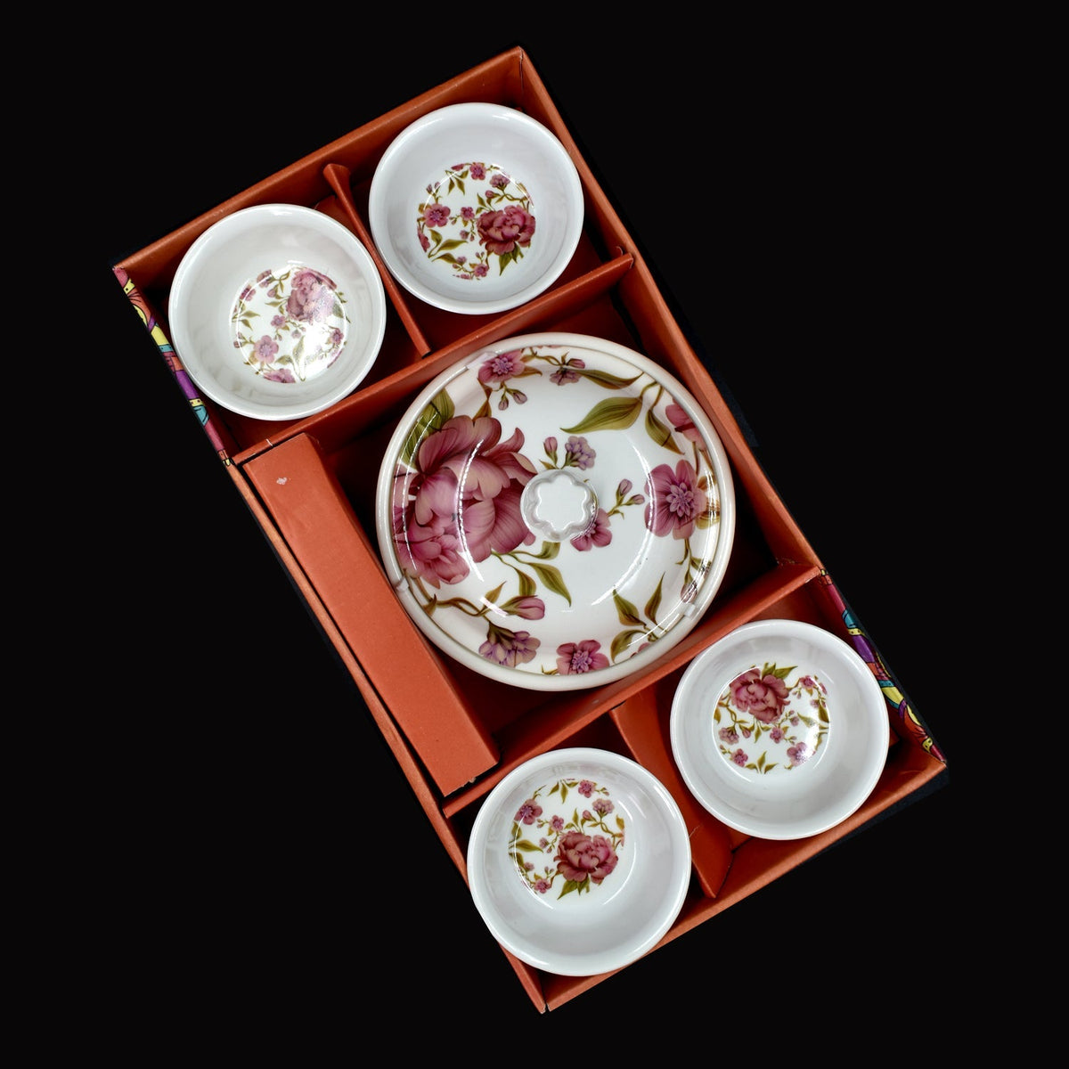Elegant 5-piece Pudding Cutlery Set for sweet dishes. Main image