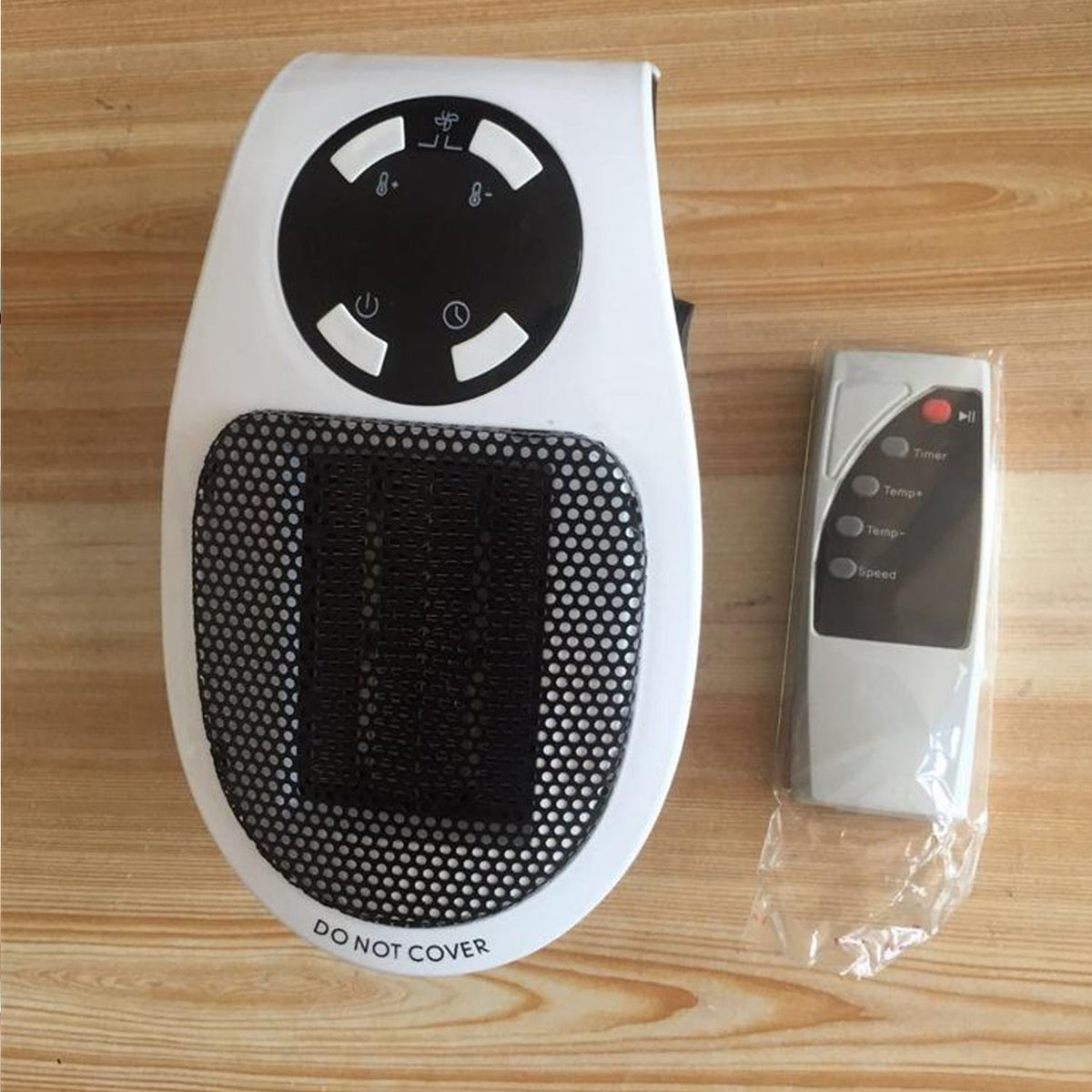 Compact Portable Electric Heater with LED display controls for easy temperature adjustment. Main image