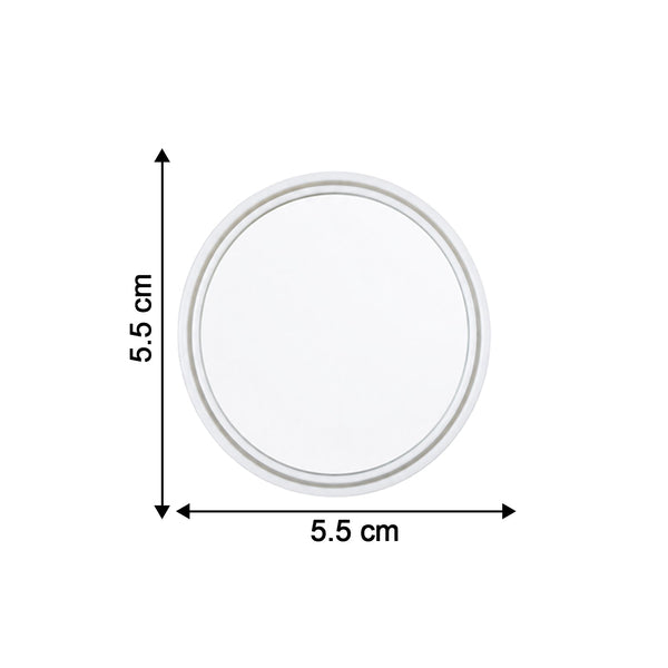 Car side mirror with blind spot mirror attached