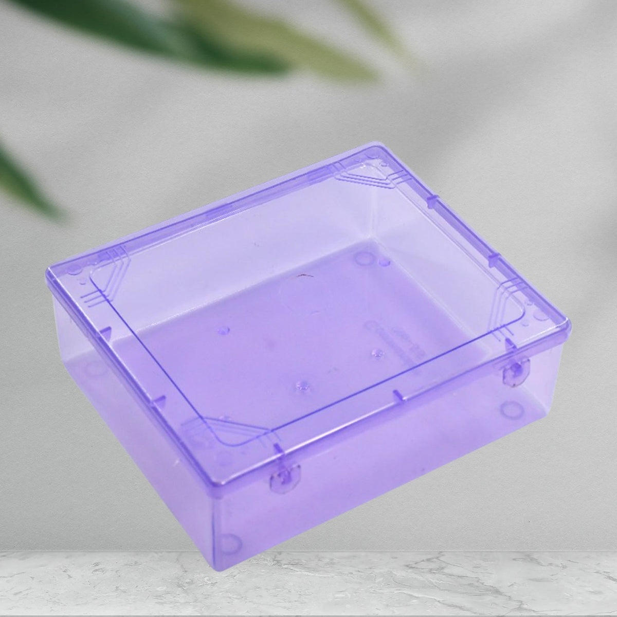 Clear plastic airtight food storage container for kitchen organisation. Main image