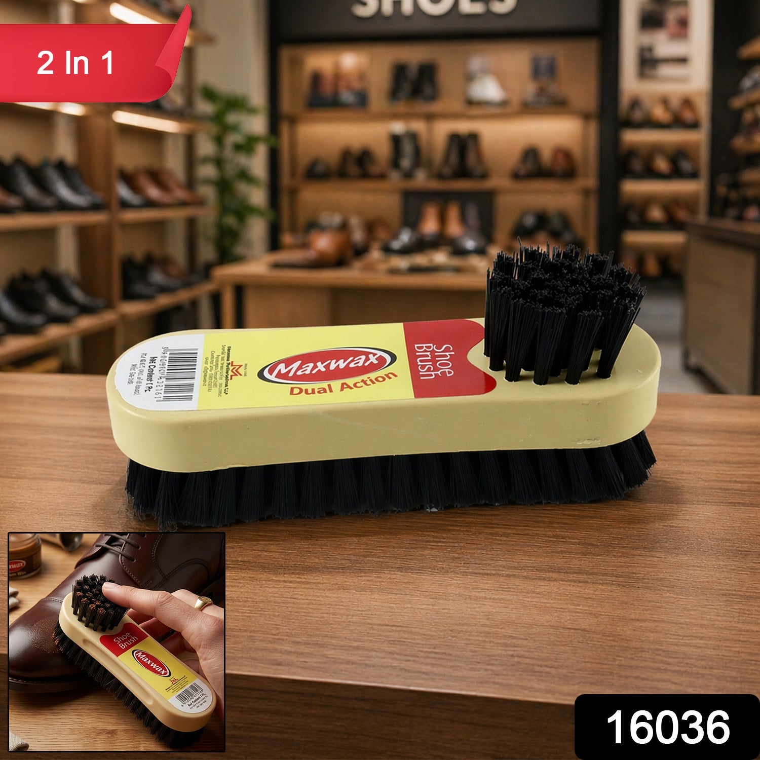 Shoe Cleaning Brush – Dual Action 2-in-1 for Effective Footwear Care Secondary image