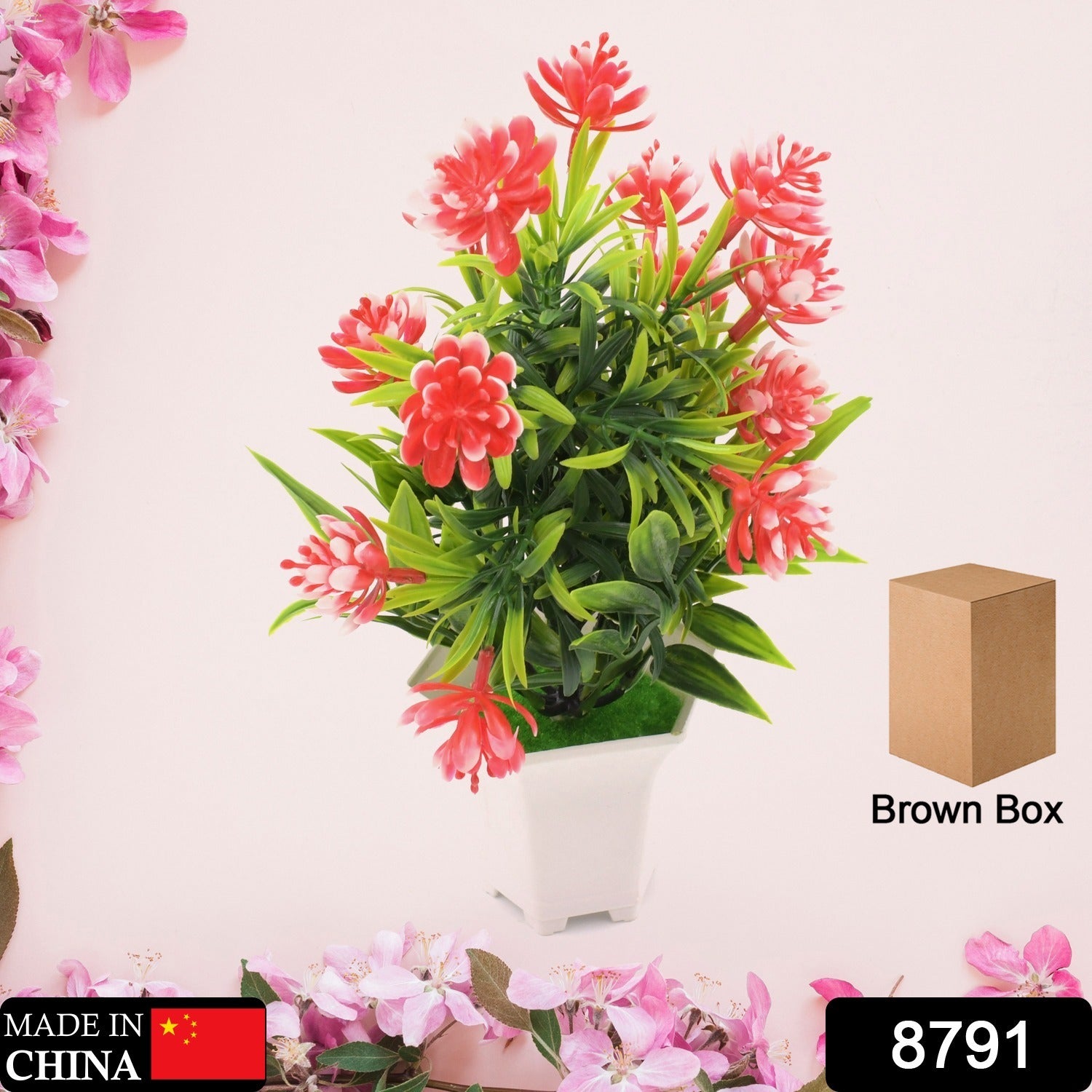 Artificial Flower Plant – Cute Pot Decor for Home | Styleva Secondary image