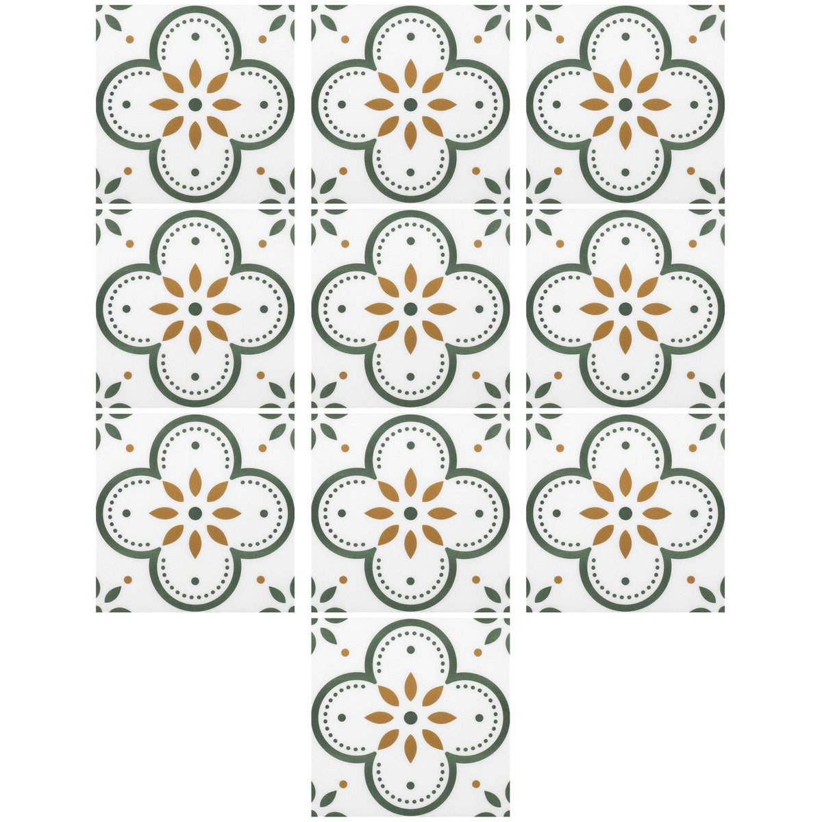 A single patterned Peel and Stick Tile showcasing its design and texture. Main image