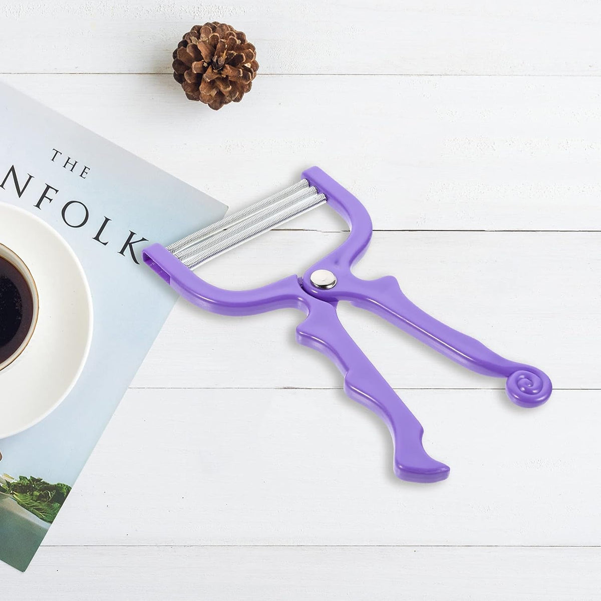 Facial hair remover threading tool in hand for easy hair removal Main image