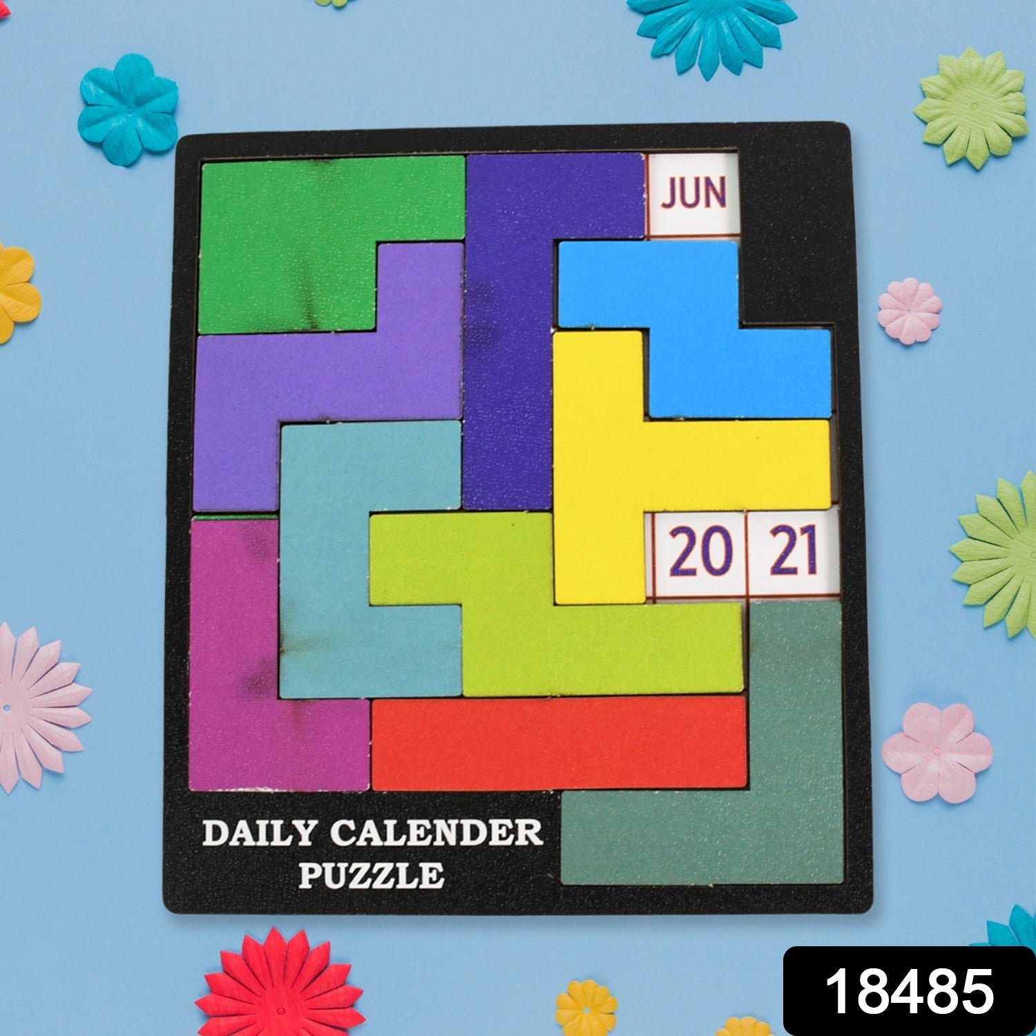 Wooden Daily Calendar Puzzle – Mind Challenge Game | Inventive Play Secondary image