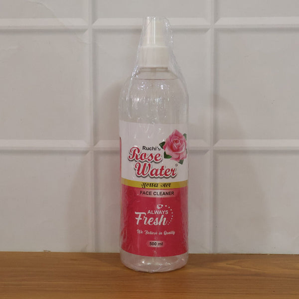 Daily use rose water facial mist for skin hydration