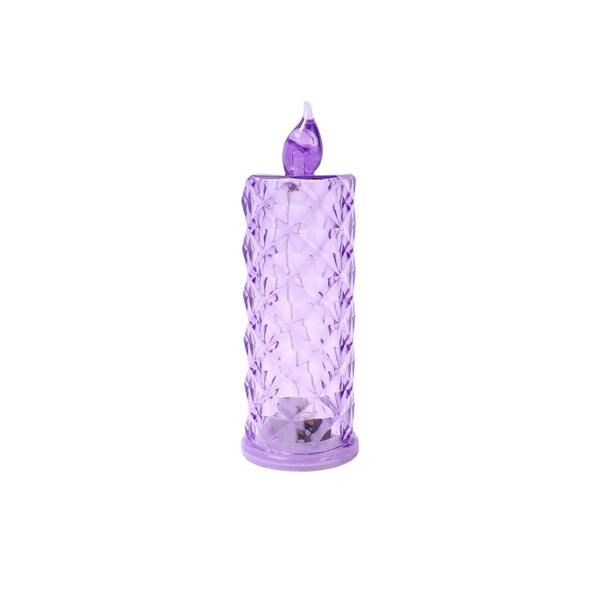 Multicolor crystal candlelight with soft LED glow ideal for Diwali decor