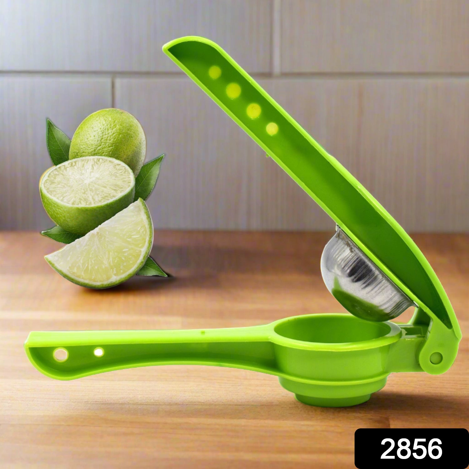 2-in-1 Lemon Squeezer – Plastic & Bottle Opener | Quickslice Secondary image