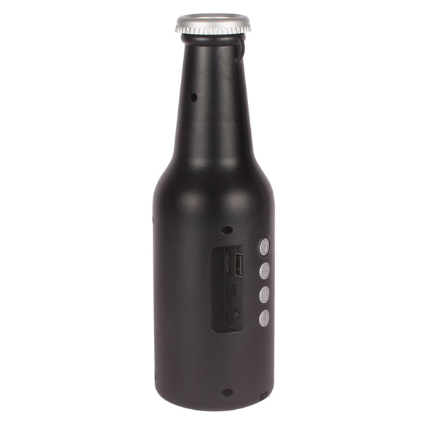 Audila Bottle Bluetooth Speaker on a vibrant background, ready for use.