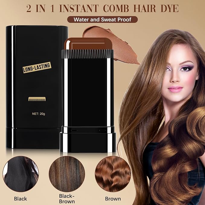 2-in-1 Hair Touch Up Comb Stick Secondary image