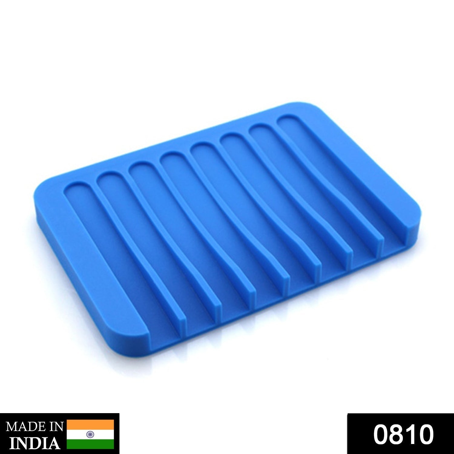 Silicone Soap Holder – Self-Draining Dish for Shower | VelvetBubbles Secondary image