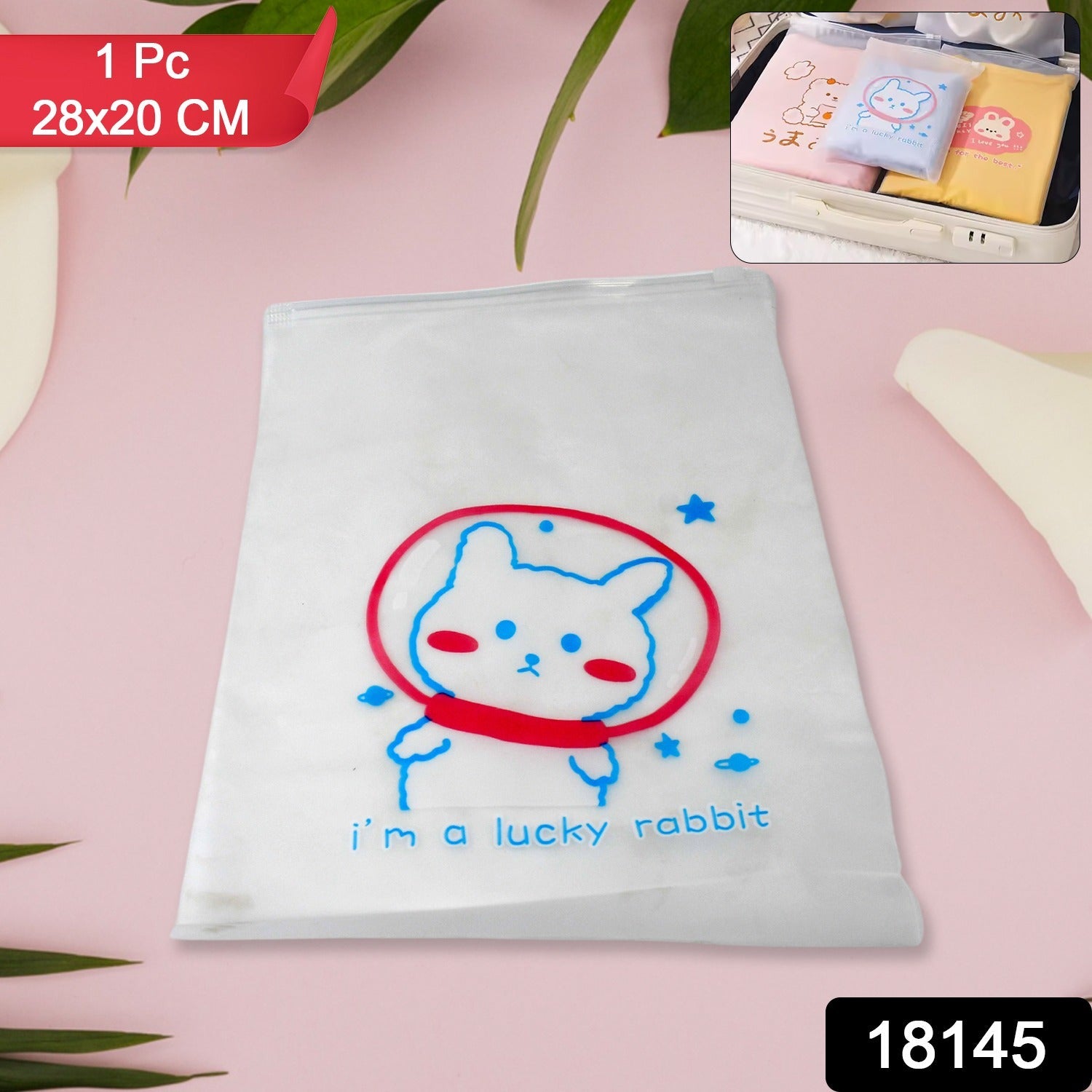 Reusable Zip Pouch – Multipurpose Storage for Travel | Packorra Secondary image
