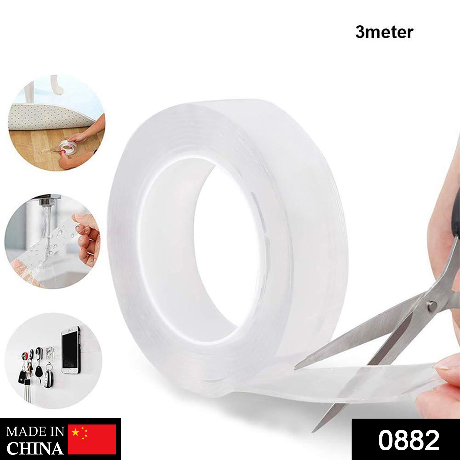 Double Sided Nano Tape – 3m Washable Reusable Gel | TapeHub Secondary image