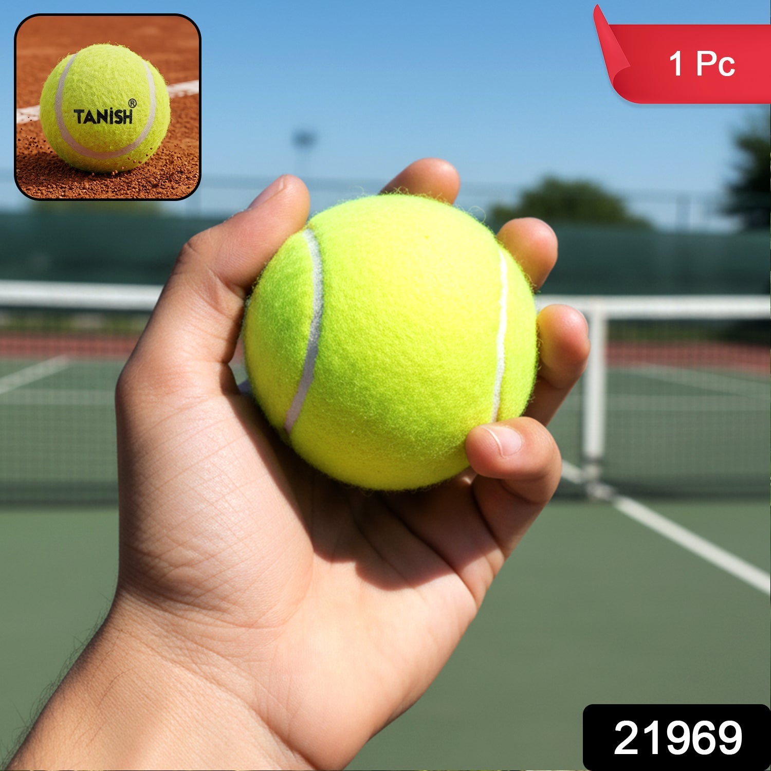 Premium Tennis Ball – Durable and High Bounce for Training Secondary image