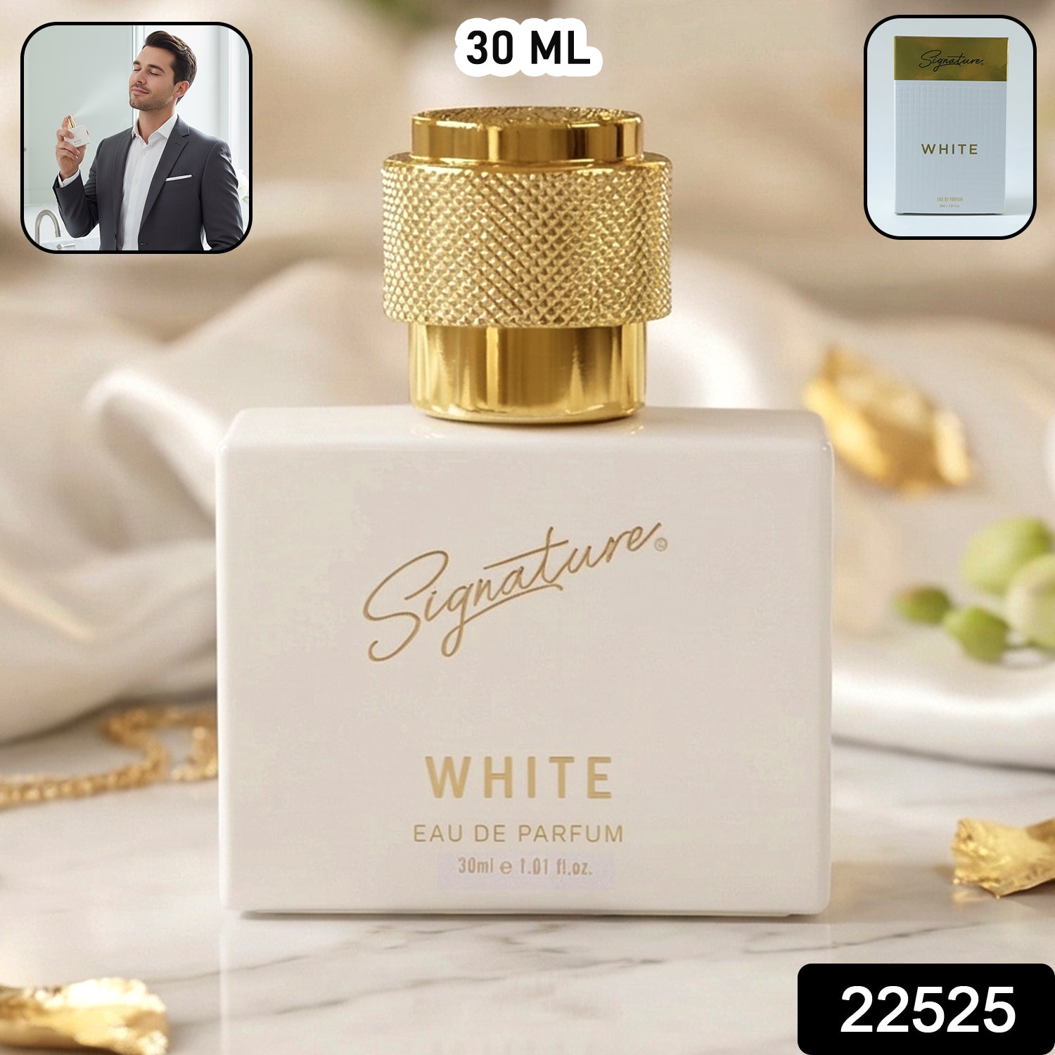 Signature White Eau De Parfum – Long-Lasting Refreshing Scent Secondary image