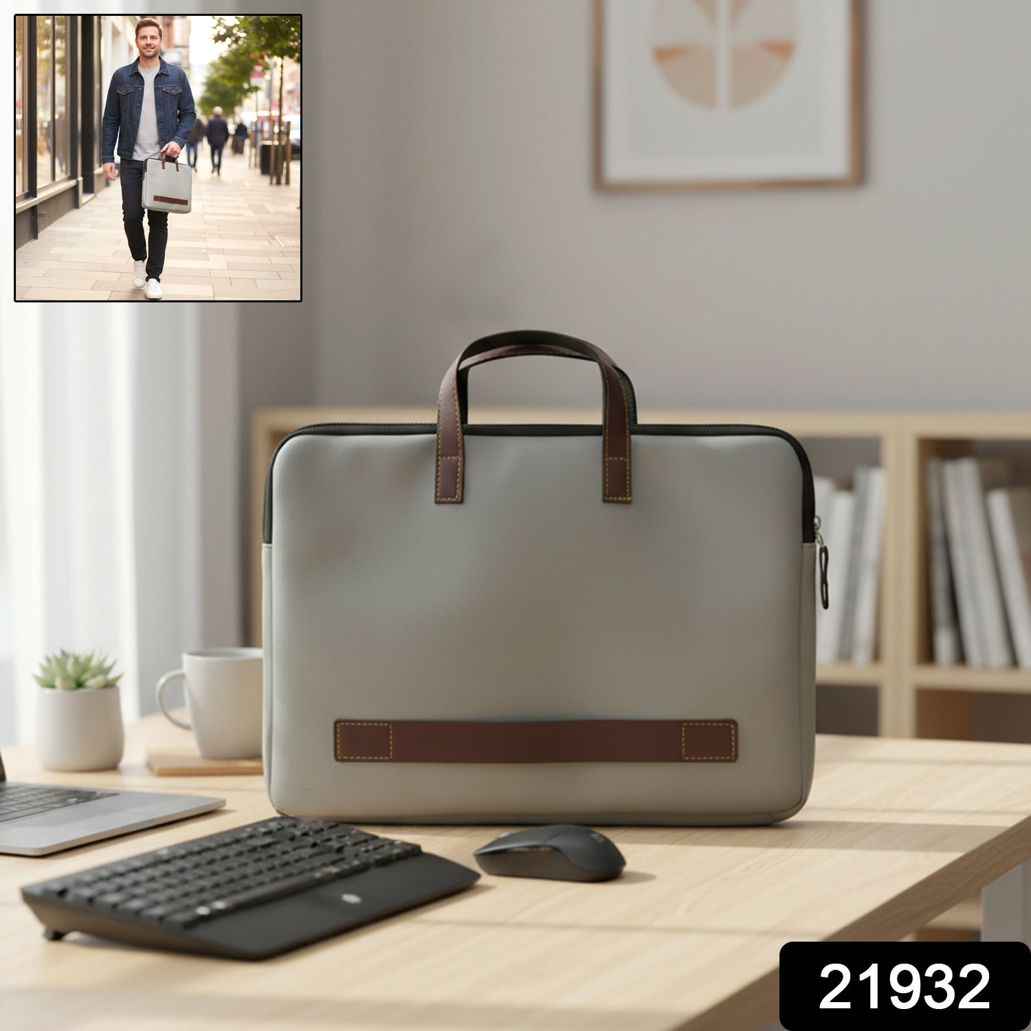 Professional Business Carry Bag for Laptop & Documents – Sleek & Durable Secondary image