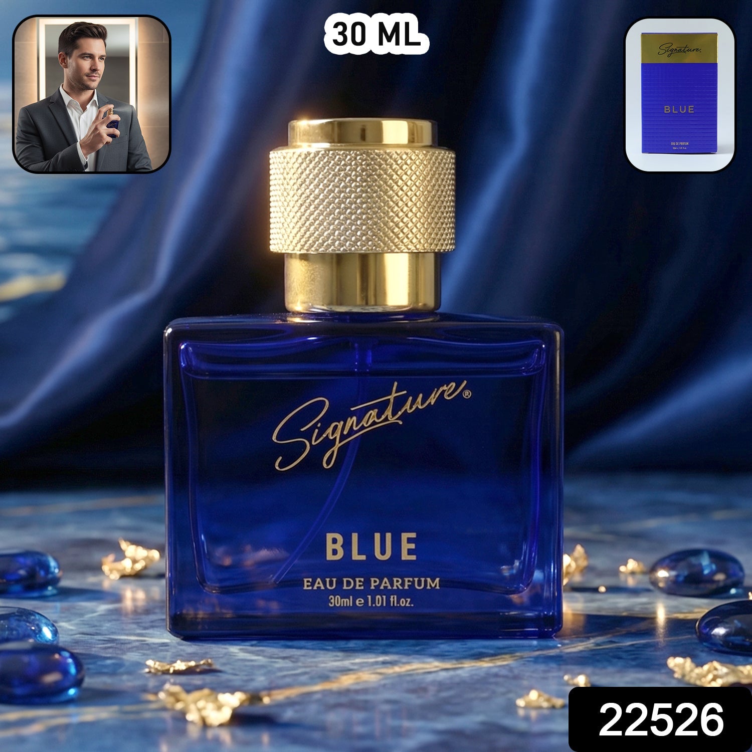 Signature Blue Eau de Parfum – Fresh Long-Lasting Fragrance Secondary image