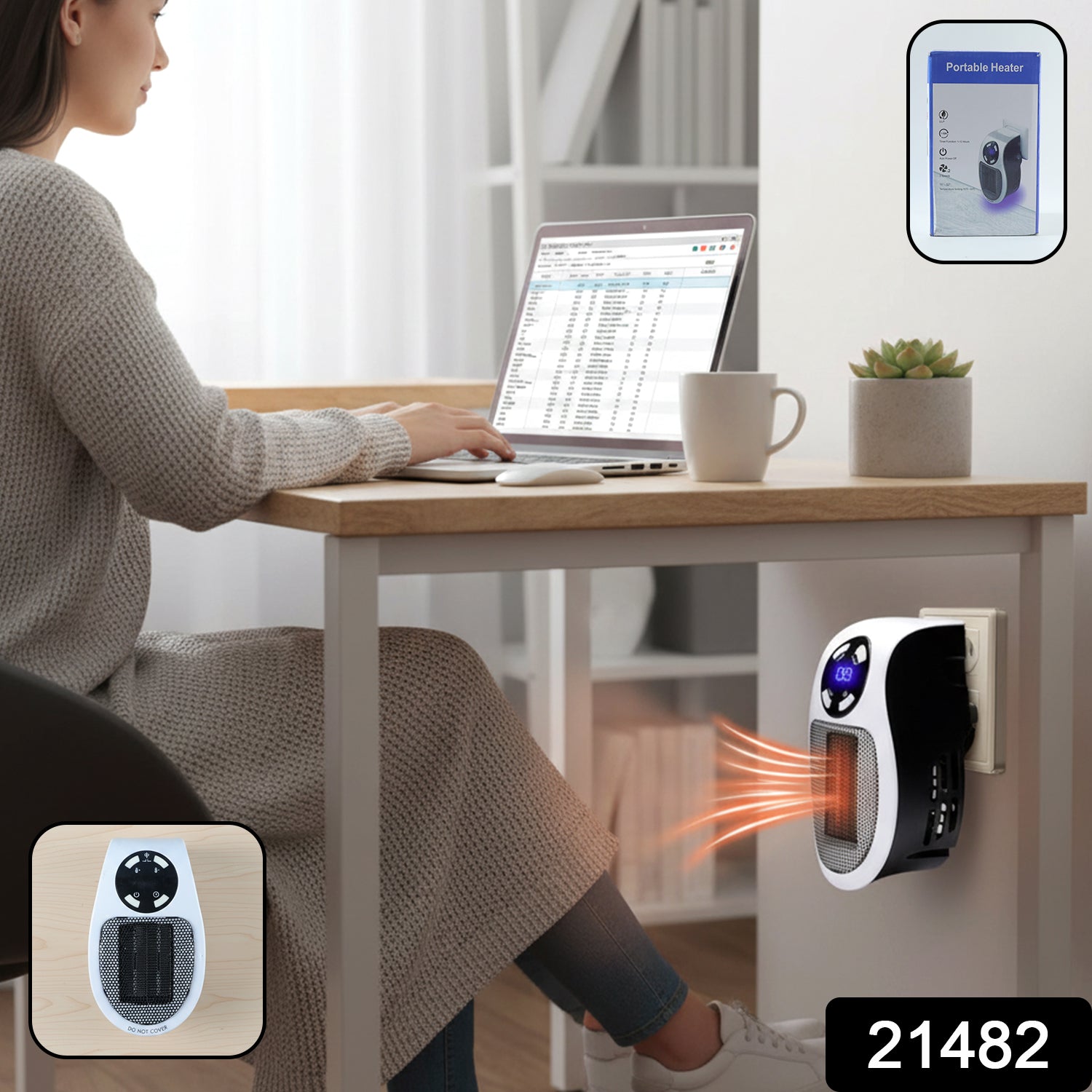 Portable Electric Room Heater – Compact & Energy Efficient Secondary image