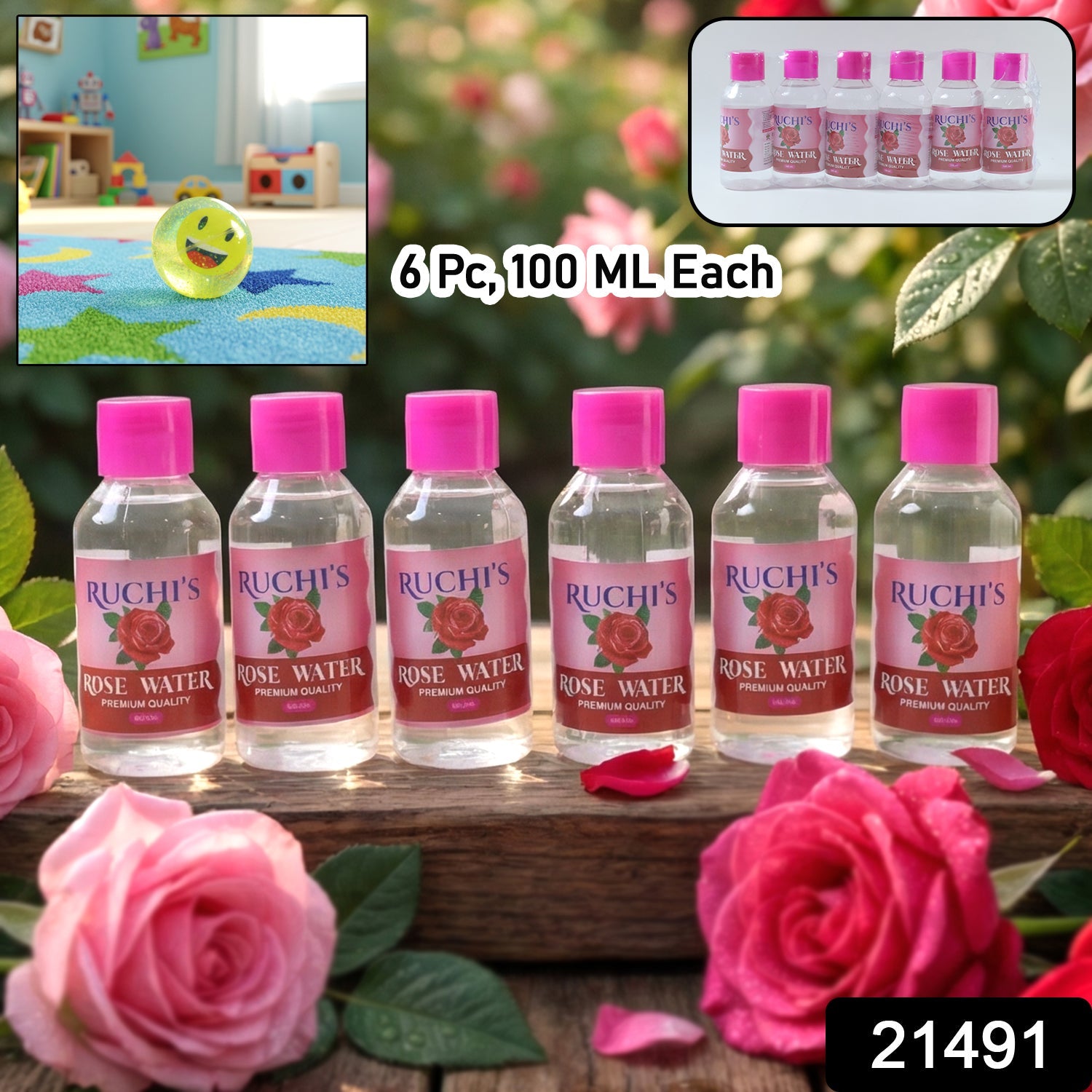 Rose Water Face Cleanser – Hydrating & Refreshing for All Skin Types Secondary image
