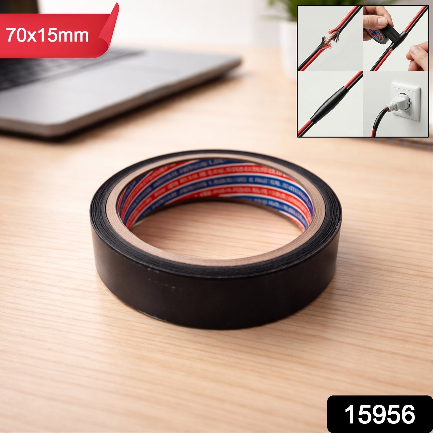 Electrical Insulation Tape – Strong, Flexible Wire Repair Tape Secondary image