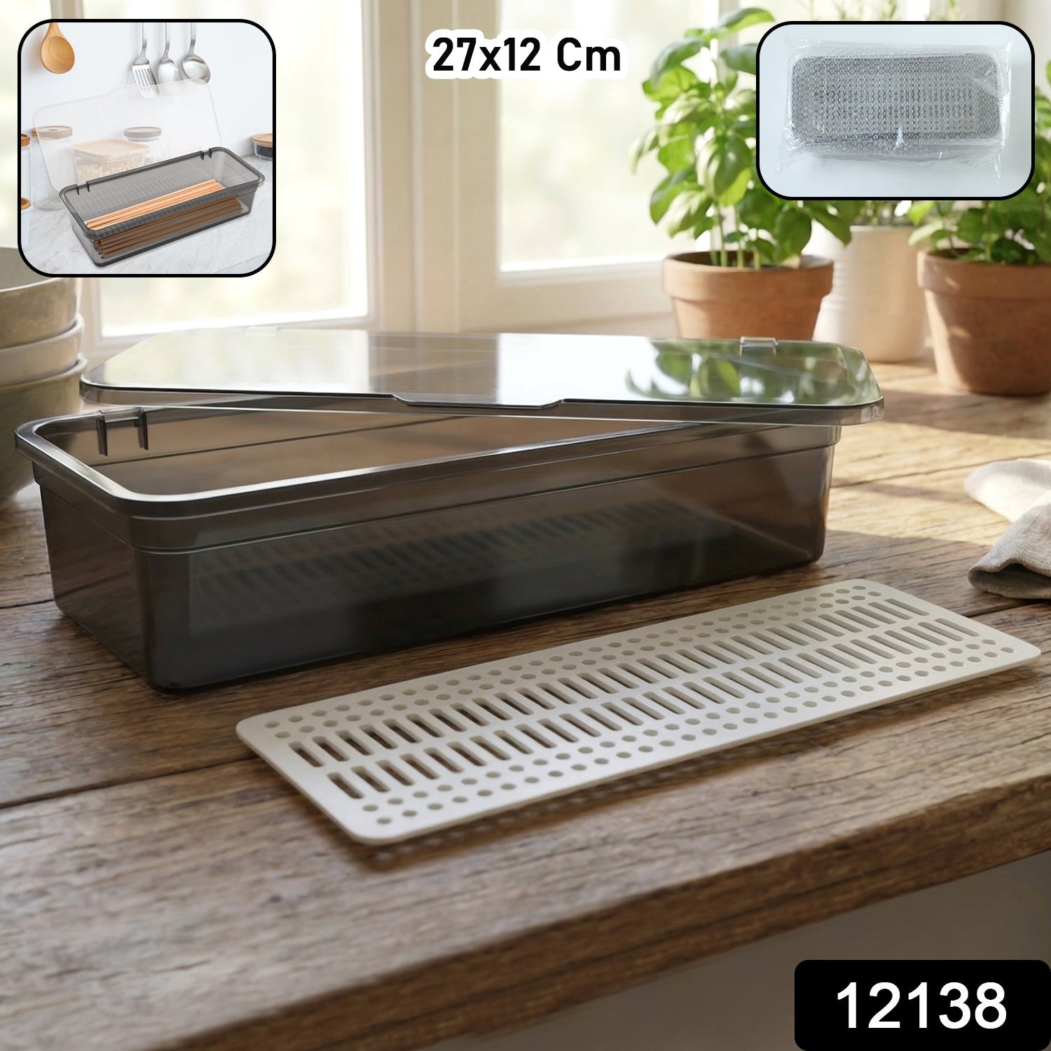 Kitchen Sink Organizer Tray – Compact & Easy to Clean Secondary image