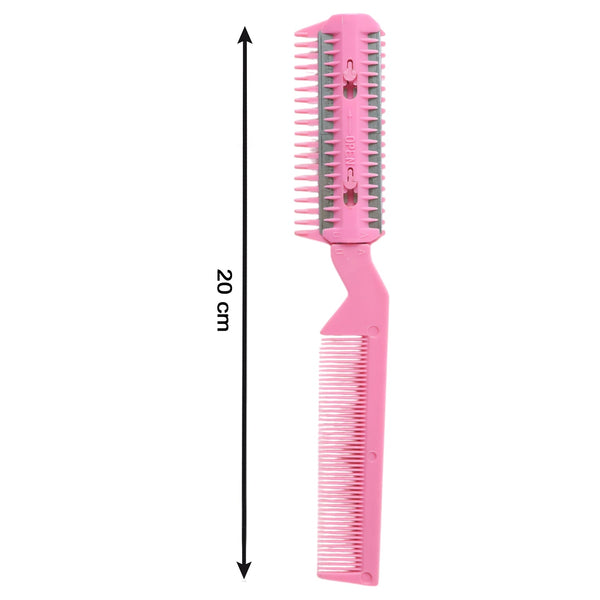Hair thinning and trimming razor comb accessory