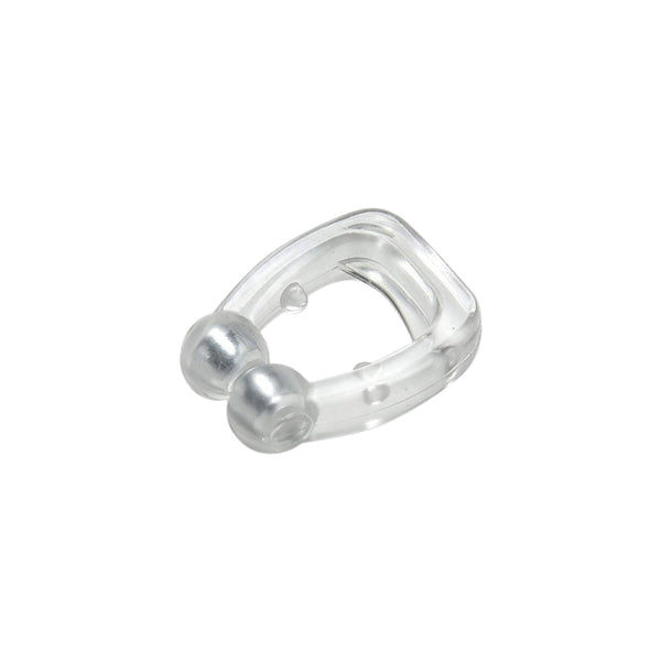 Person sleeping peacefully, suggesting the effectiveness of the anti-snore clip.