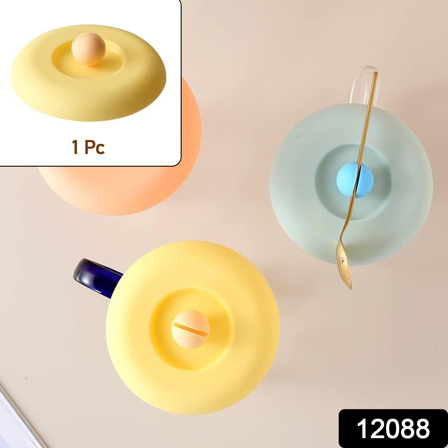 Silicone Cup Lid – Airtight Seal for Mugs & Cups | Tidy Table Secondary image