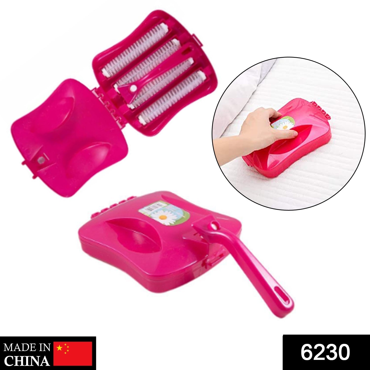 Handheld Carpet Cleaner – Dust Crumb Collector Brush | Velvet Wipe Secondary image