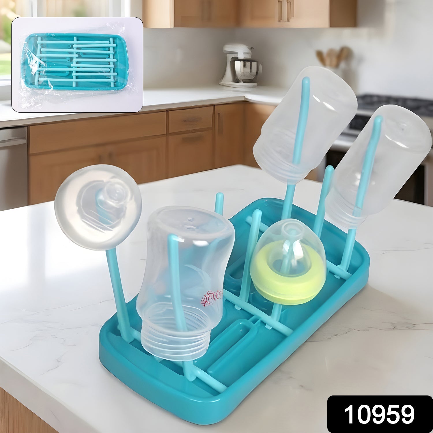 Baby Feeding Bottle Drying Rack – Compact & Hygienic Design Secondary image