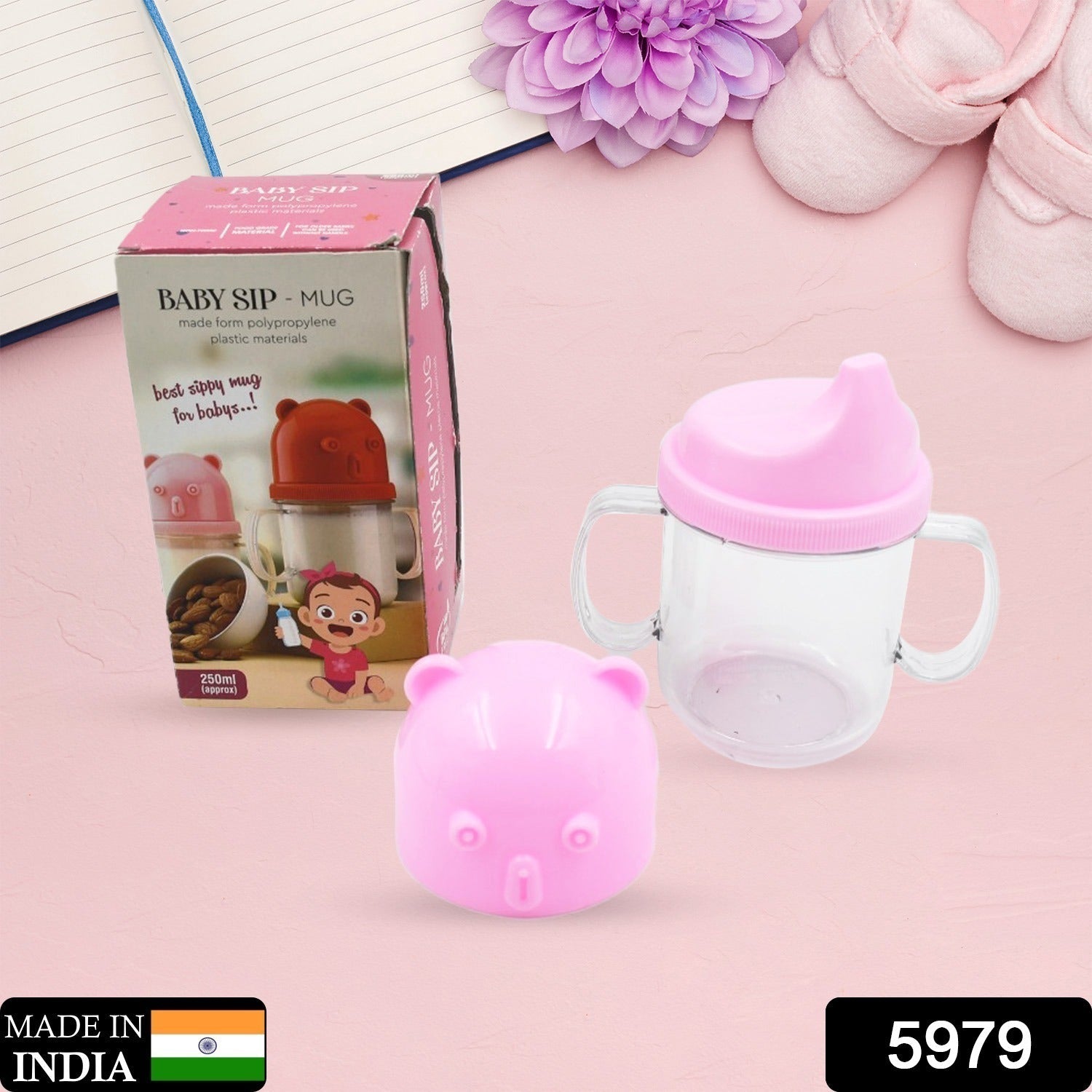 Baby Milk Sippy Mug – Leakproof 250ml Nursing Cup | Feedora Secondary image