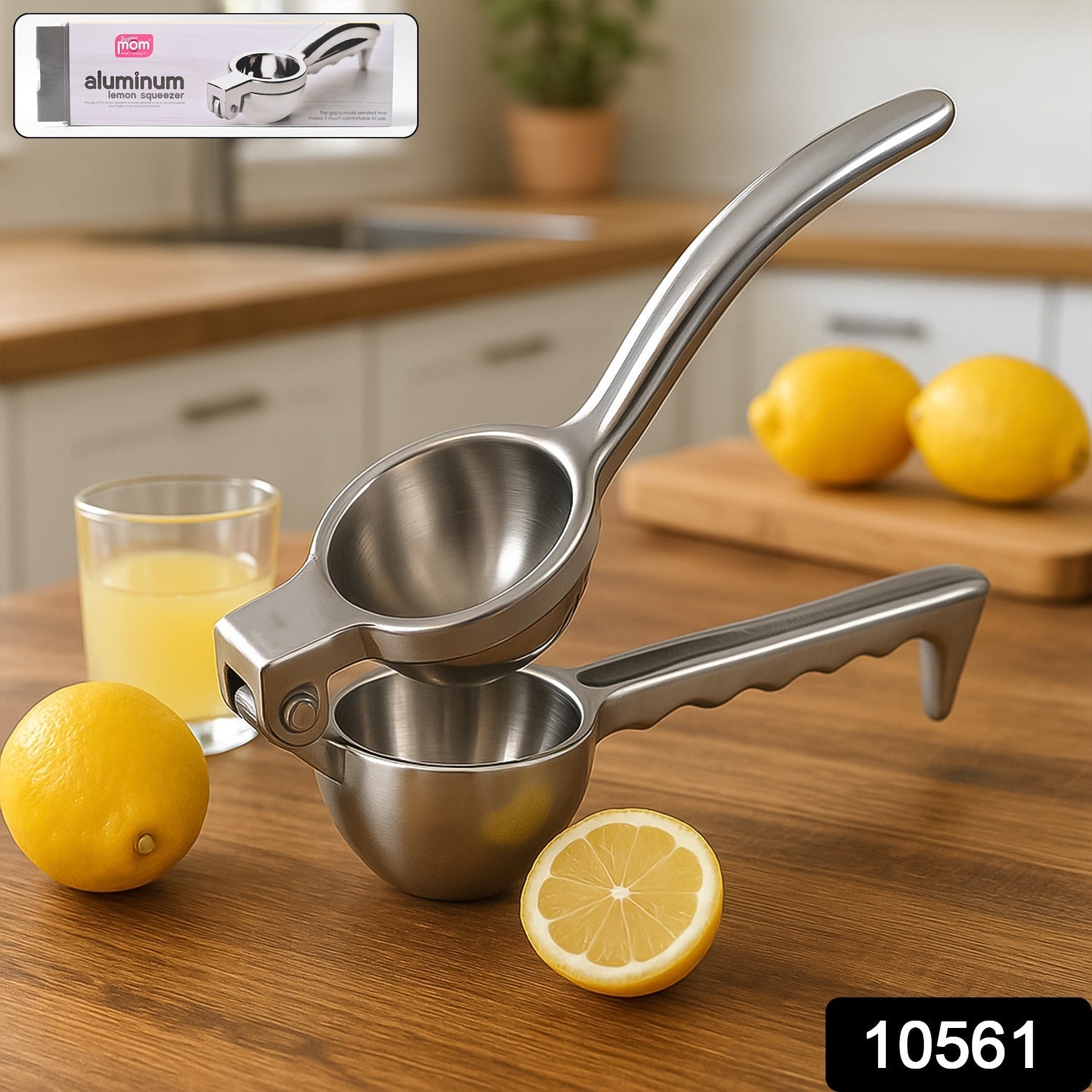 Aluminum Lemon Squeezer – Heavy-Duty Dual-Lever Juicer Secondary image