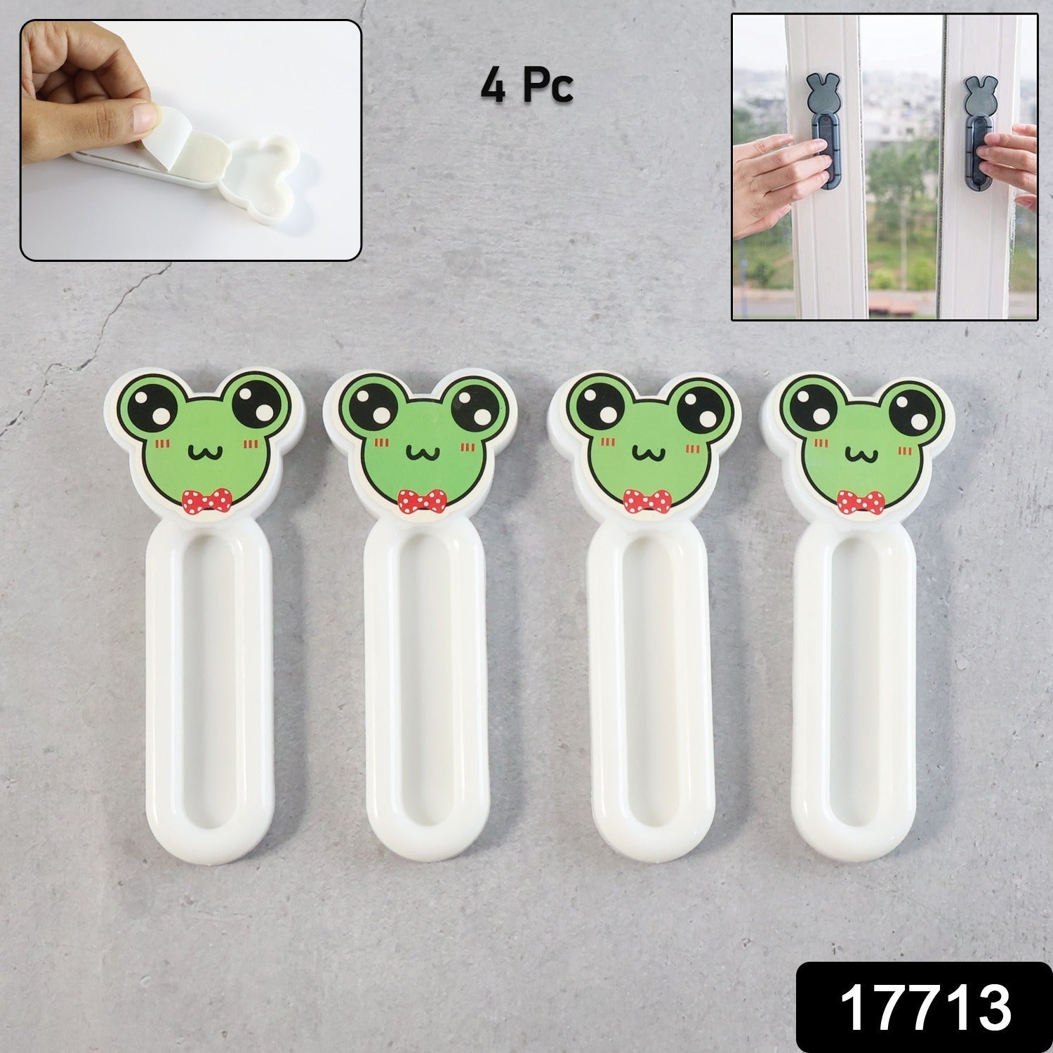 Self Stick Push Pull Helper – 4 Pc Instant Cabinet Handles | Secondary image