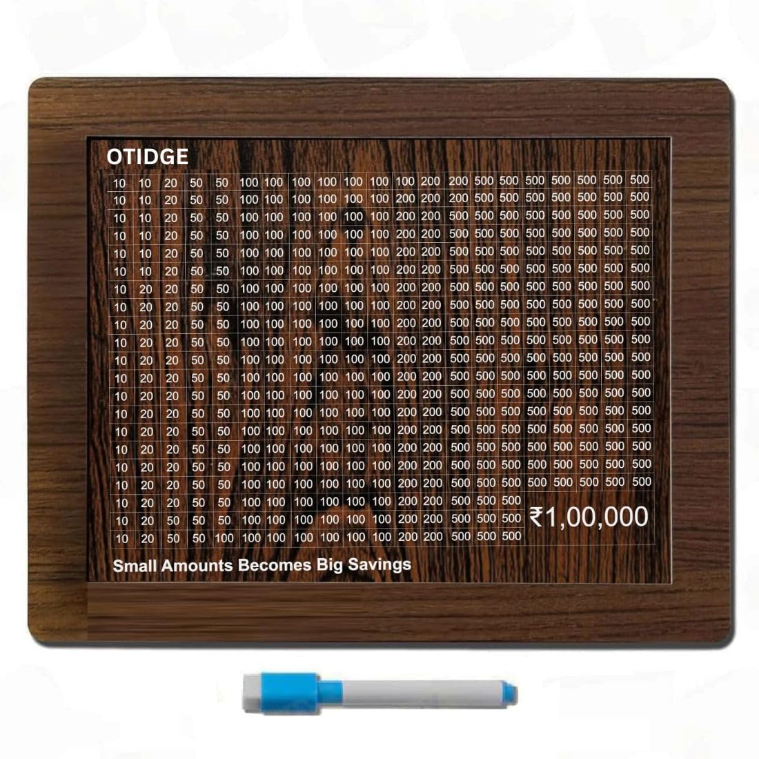 1 Lakh Money Saving Box with Numbers Secondary image
