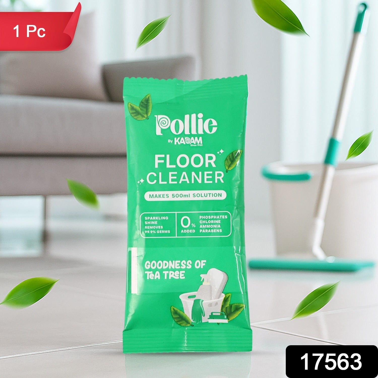 Concentrated Floor Cleaner – Tea Tree Fragrance, Quick Dry Formula Secondary image