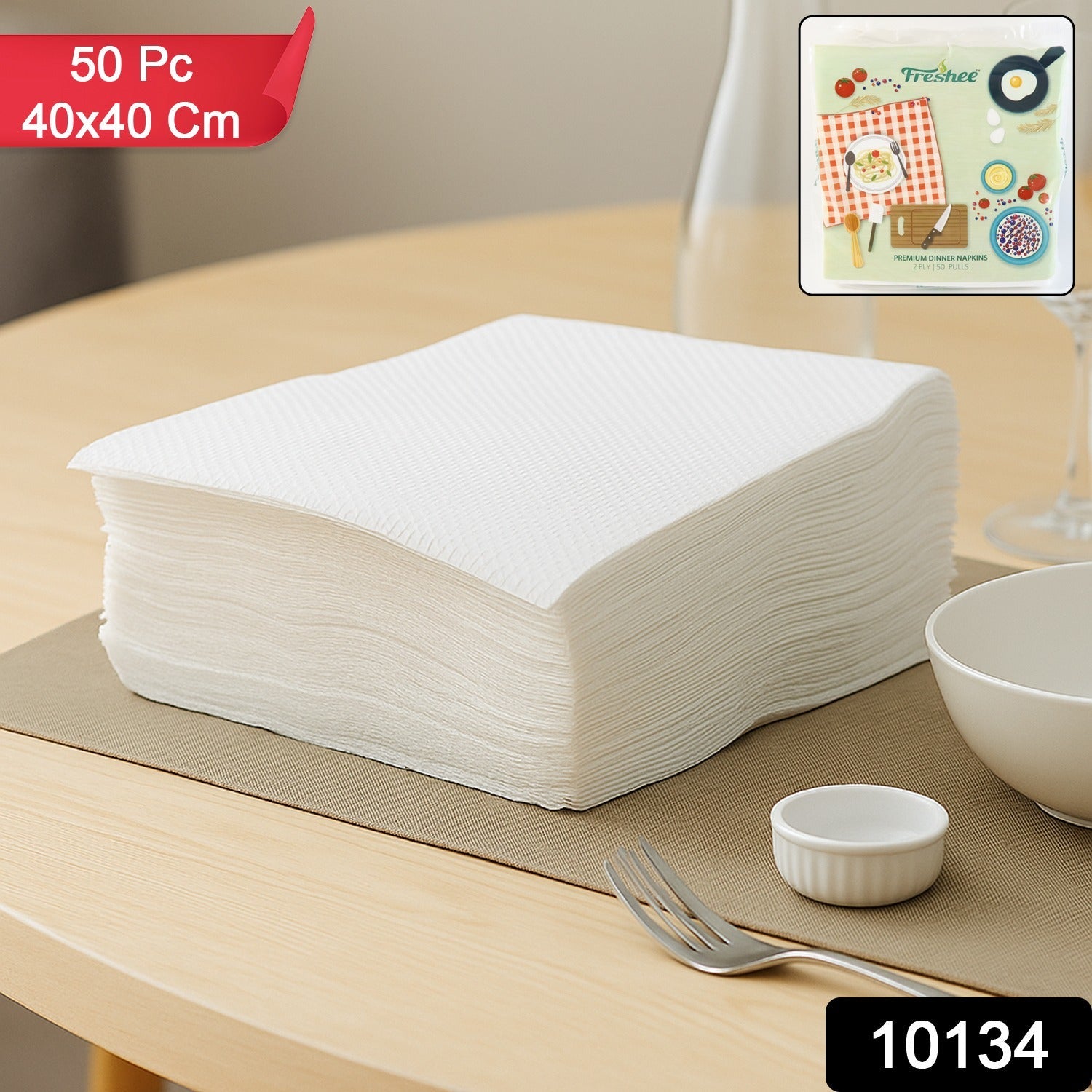 Dinner Napkins – Ultra-Soft, High-Absorbency 50 Pc Pack Secondary image