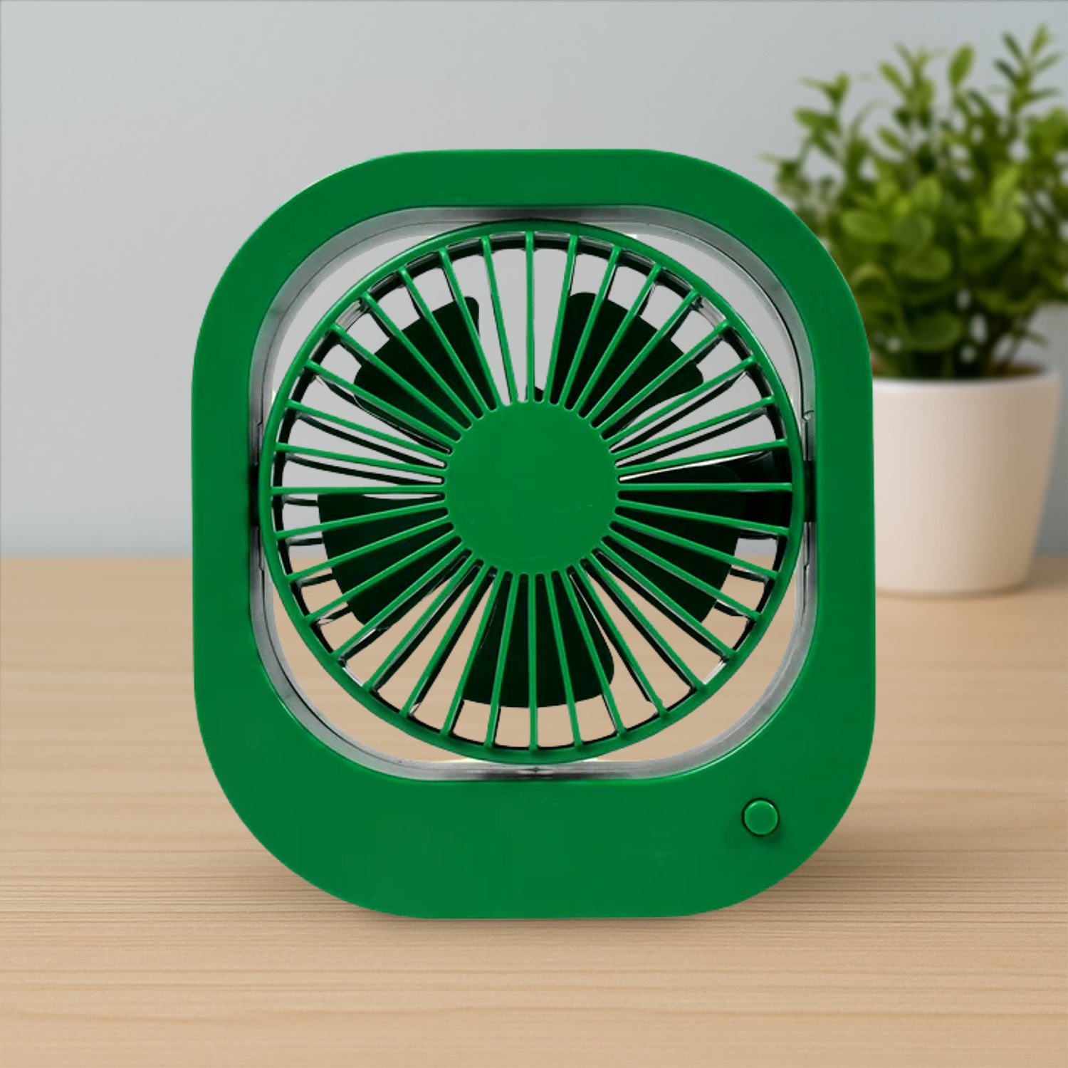 Portable USB Fan – Rechargeable, 2-Speed, 180° Rotating | Secondary image